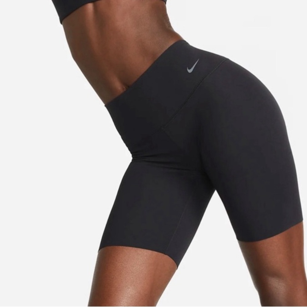 🆕🖤 Nike Zenvy Women's Gentle-Support High-Waisted 8" Biker Shorts Sz XS
